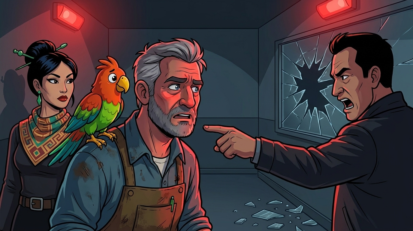Illustration for Le chasseur devient la proie