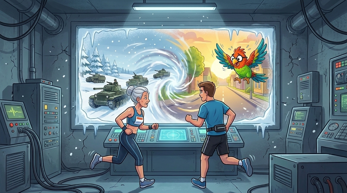 Illustration for Racing Against Time