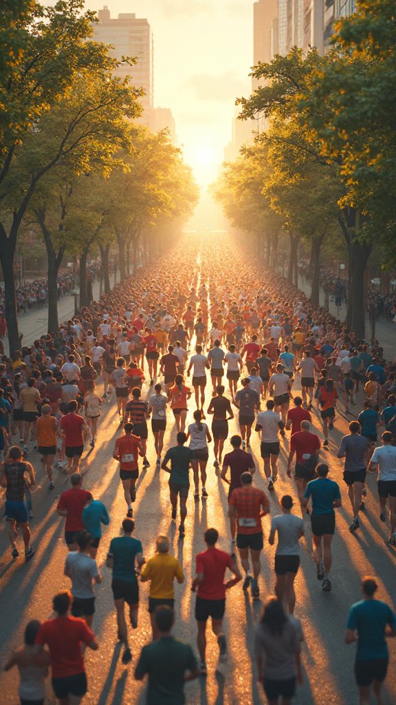 Illustration for Das lange Rennen namens Marathon