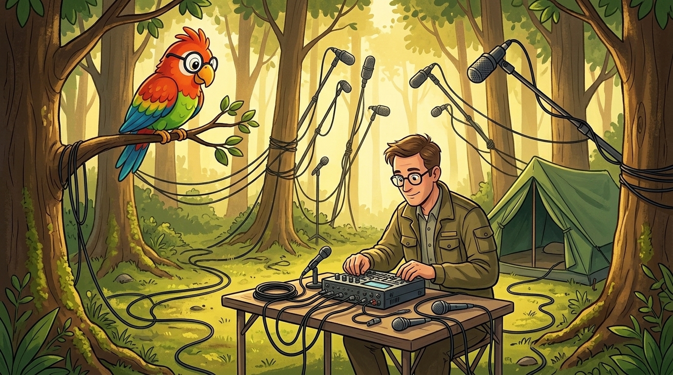 Illustration for Die Zuhörer