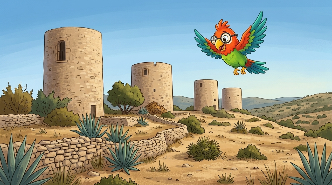 Illustration for Los Molinos Viejos