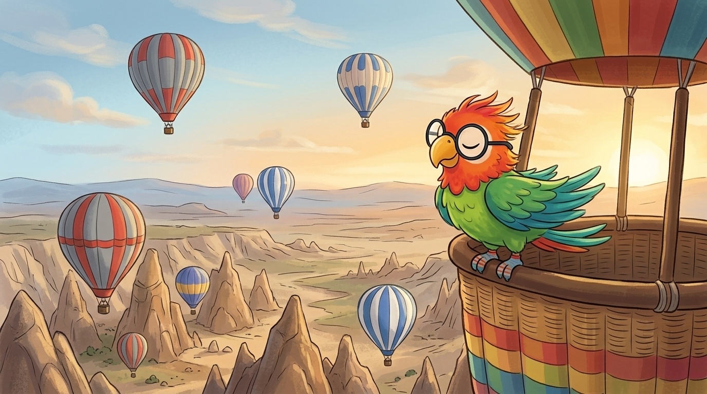 Voló de vuelta a la cesta, y el piloto dejó que el globo subiera un poco más alto., ¿Sientes eso?, preguntó, . Aquí a...