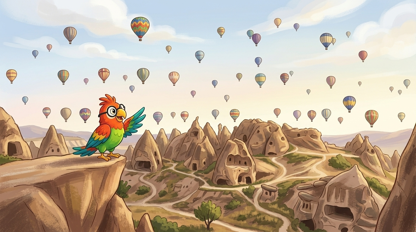 Illustration for The Sky Has Three Rooms