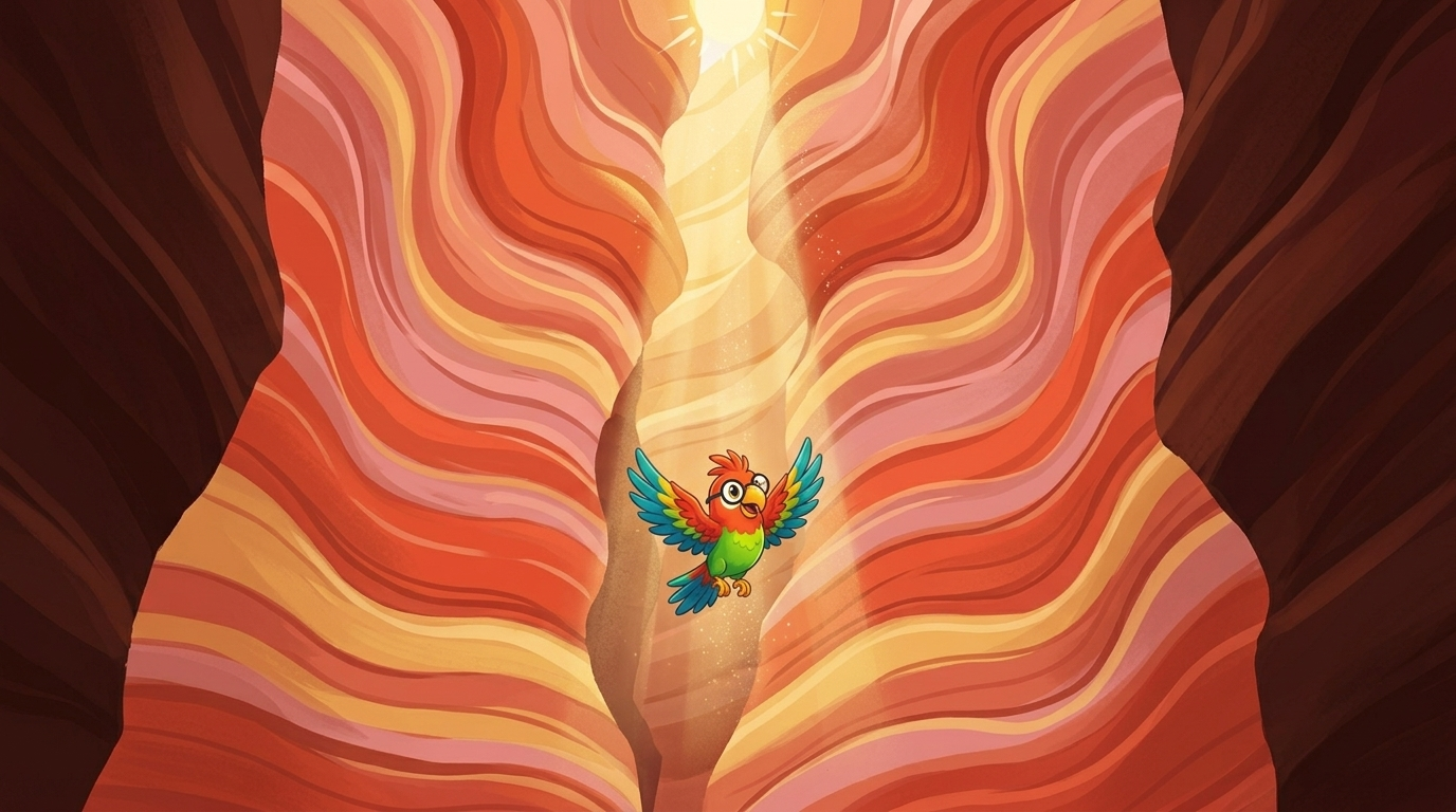 Illustration for Die Farben des Felsens