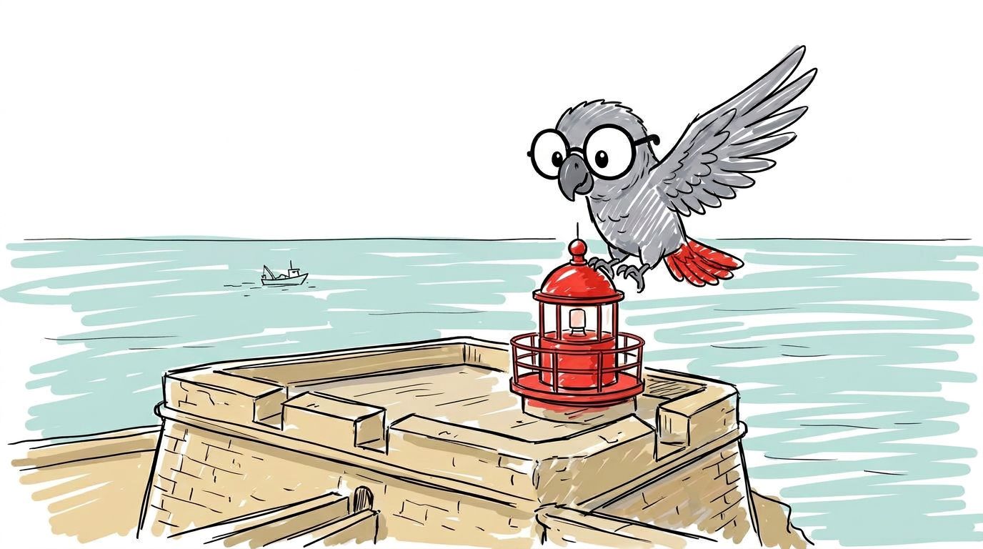 Illustration for Die rote Laterne