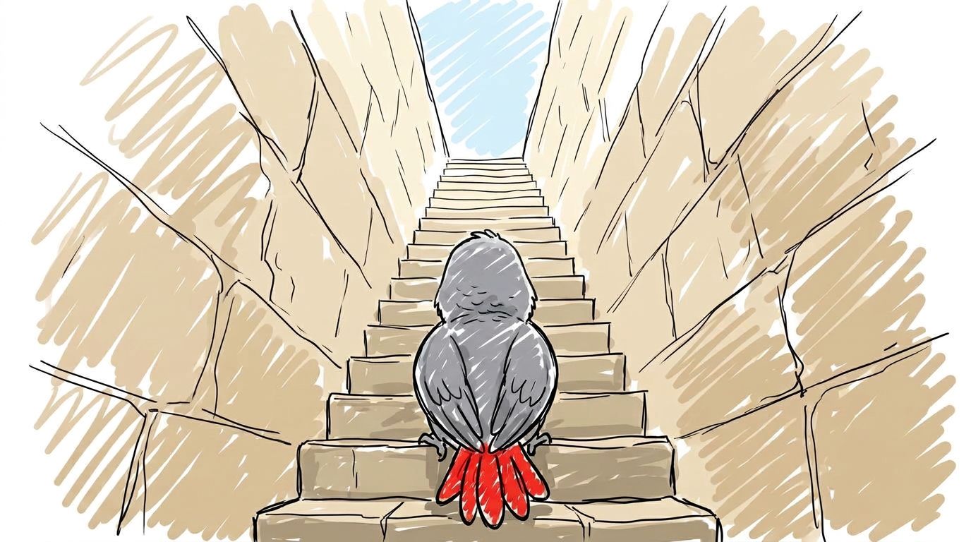 Illustration for Climbing Back Up
