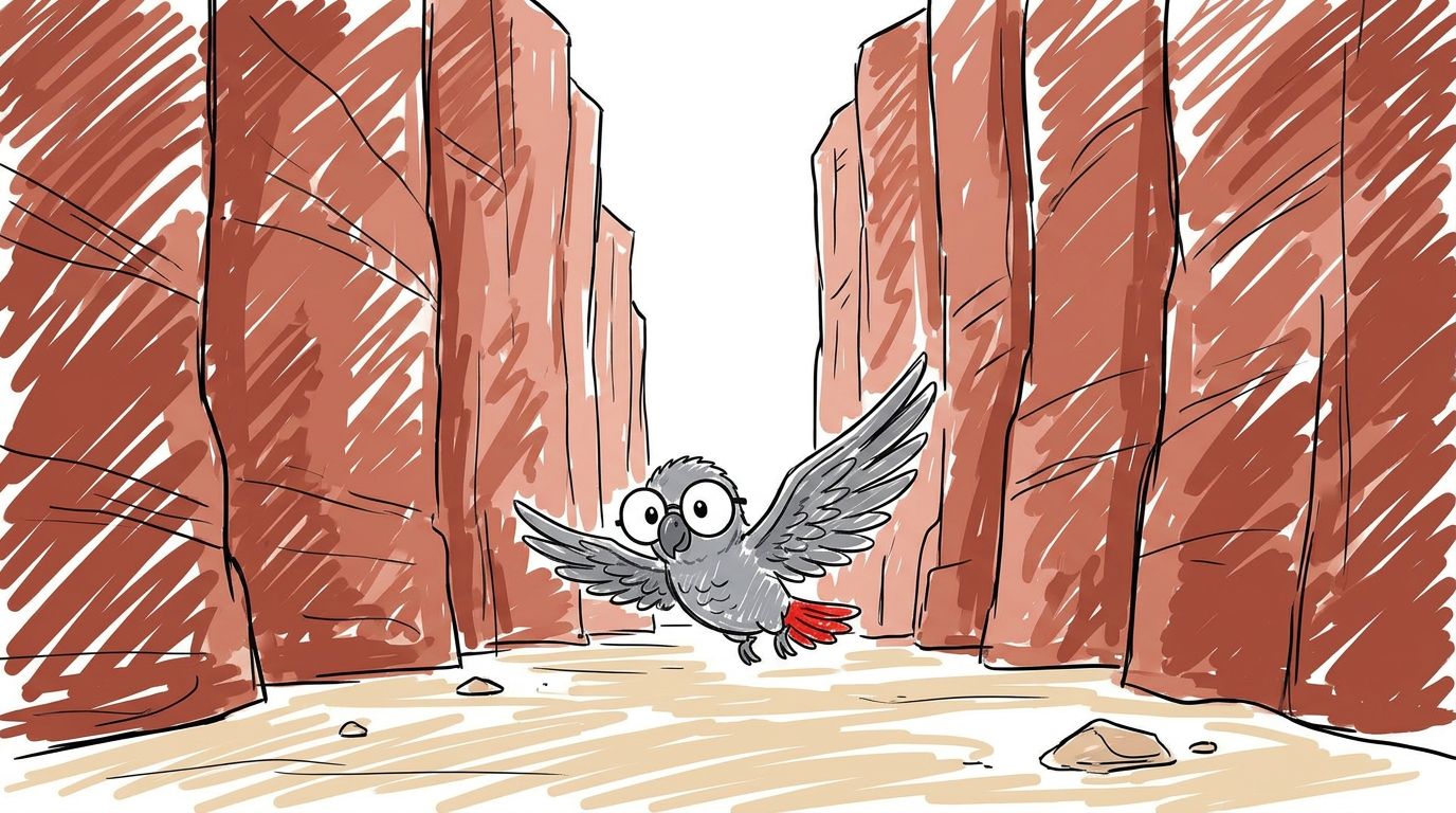 Illustration for Wo die Wände hoch stehen