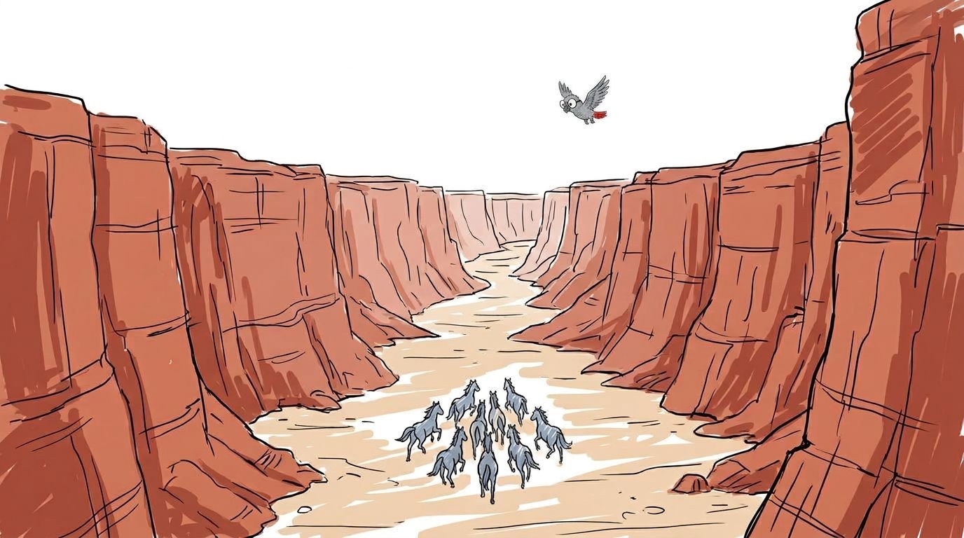 Der Sand war weich und flach. Er war perfekt zum Laufen. Der Klang traf die eine Wand und kam von der anderen zurück....