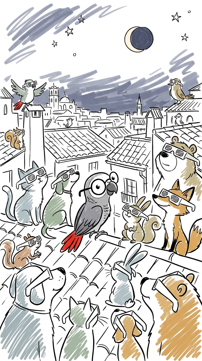 Illustration for Le jour où le soleil s'est éteint