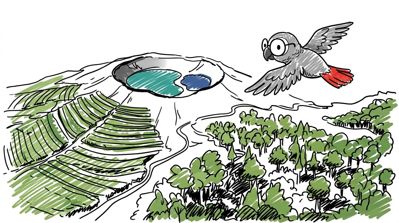 Illustration for La brume se referme derrière elle