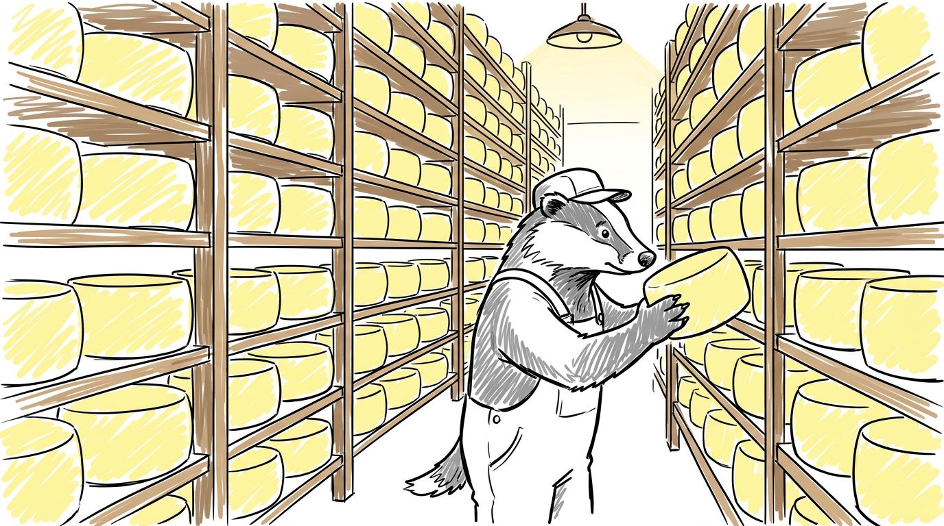 Illustration for 用奶酪做抵押放贷的银行
