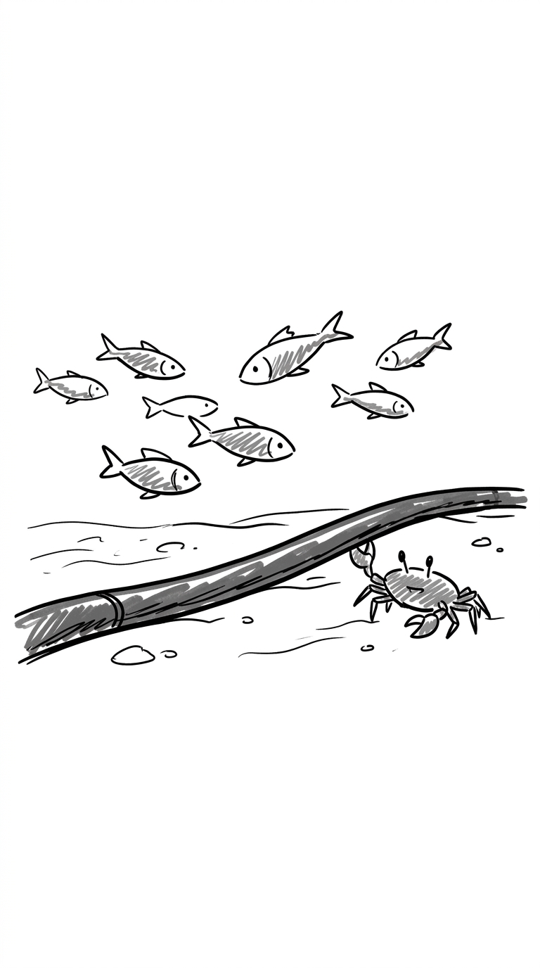 Illustration for 互联网其实在海底