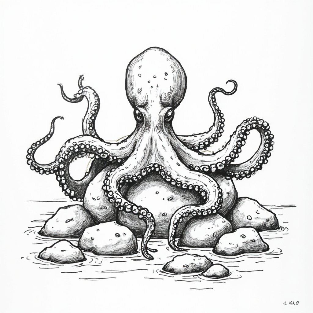 blæksprutte