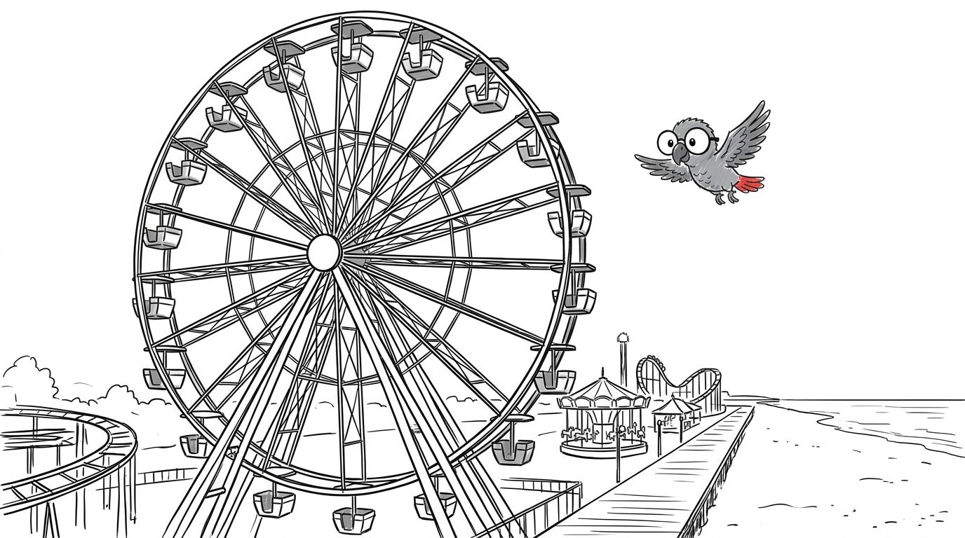 Illustration for La Rueda Espera la Primavera