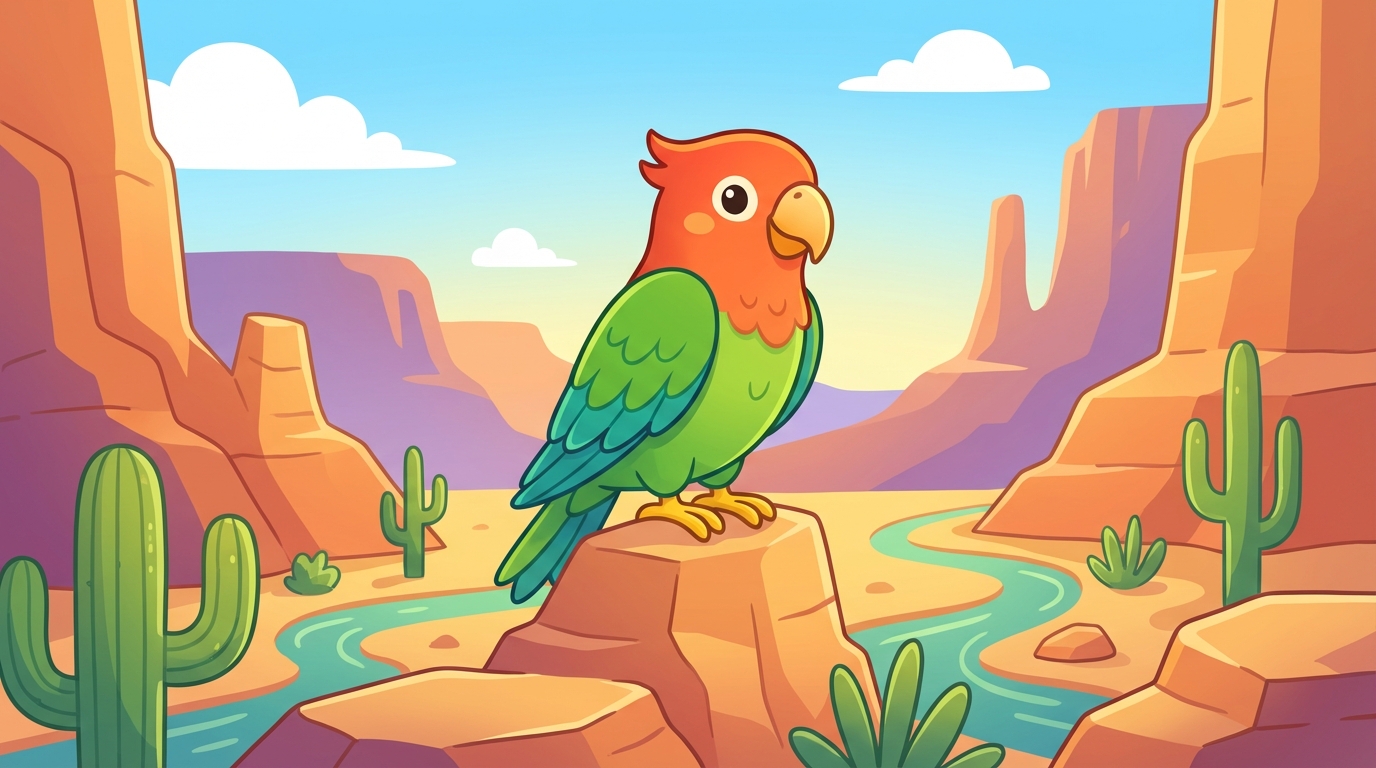 Illustration for Polly et l'énigme du Canyon Résonnant