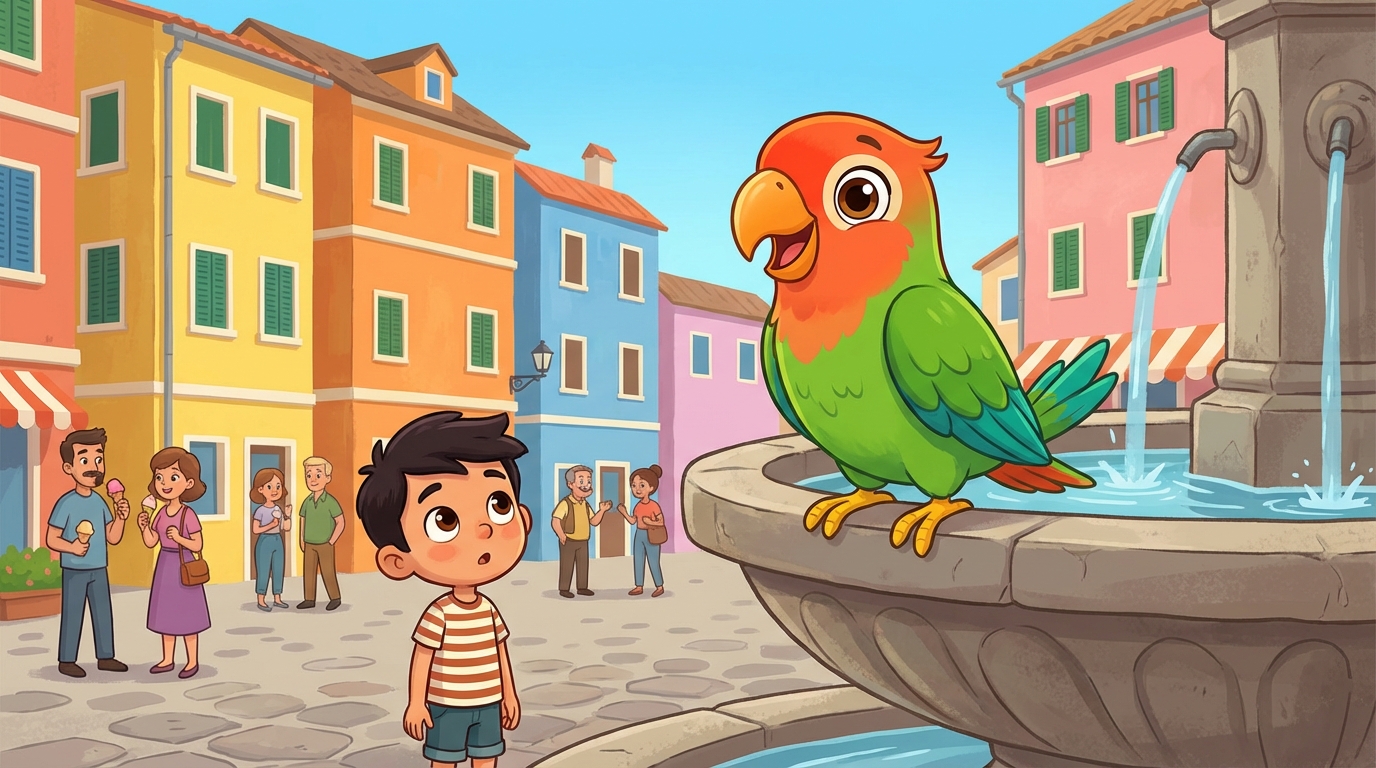 Illustration for Polly und die geheimnisvolle Karte