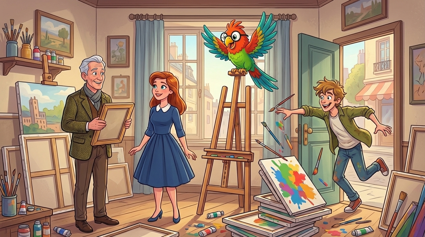 Illustration for La Surprise à Montmartre