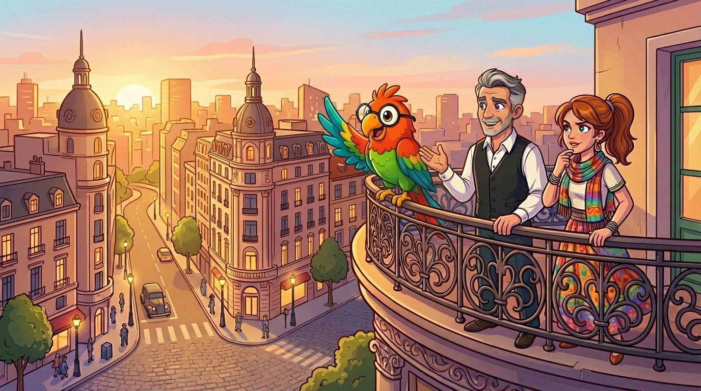 Illustration for Polly quitte Buenos Aires