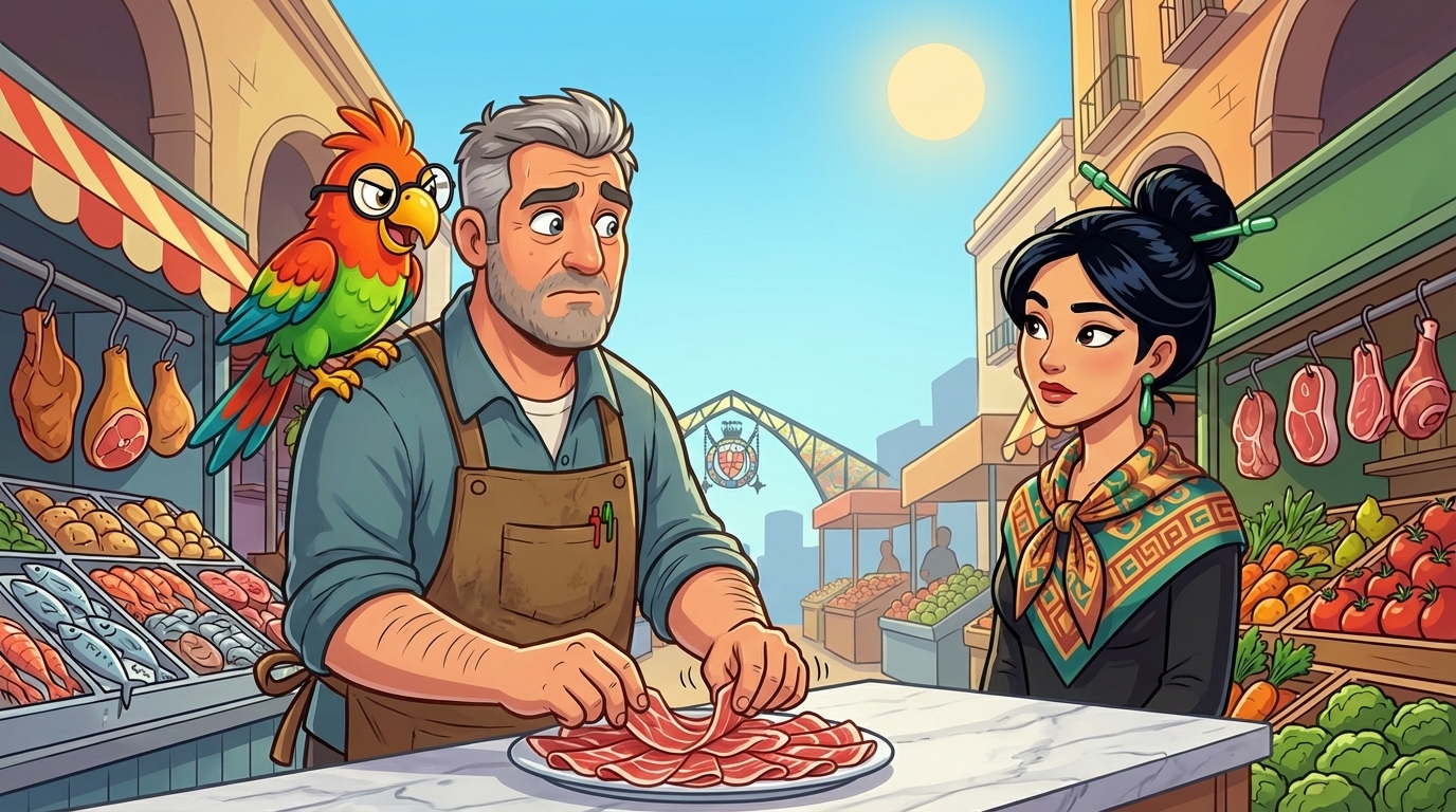 Illustration for El Misterio del Manchego Desaparecido